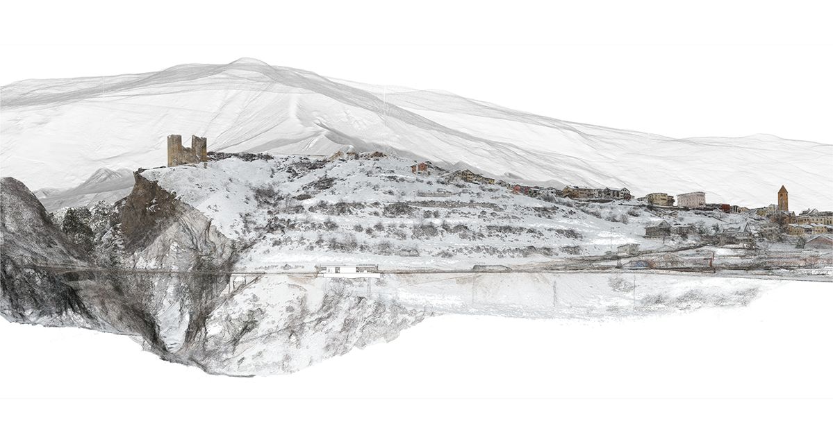 Point cloud section
